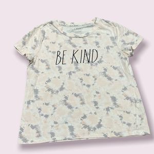 Rae Dunn Be Kind Tie dyed shirt size Medium